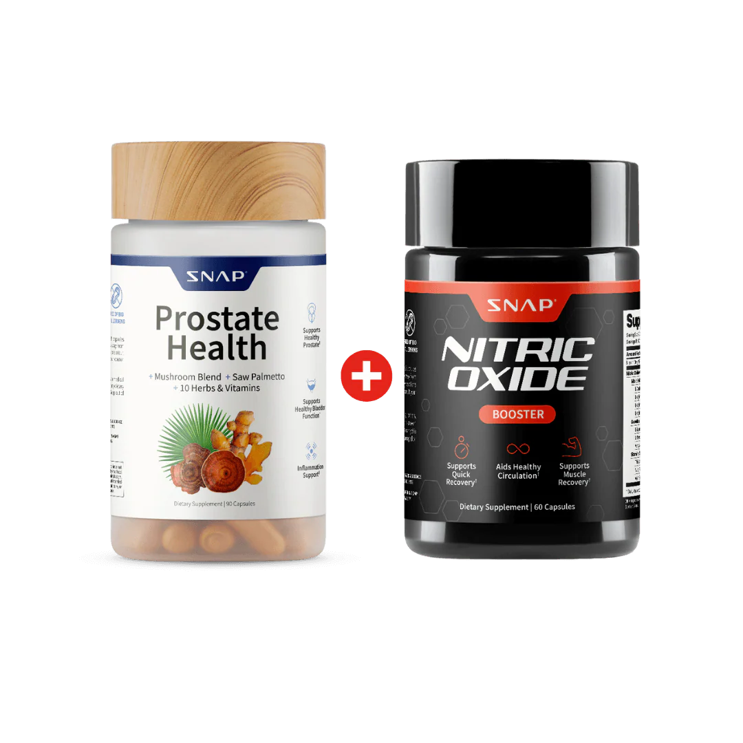 Nitric Oxide Booster & Prostate Health Capsules bundle
